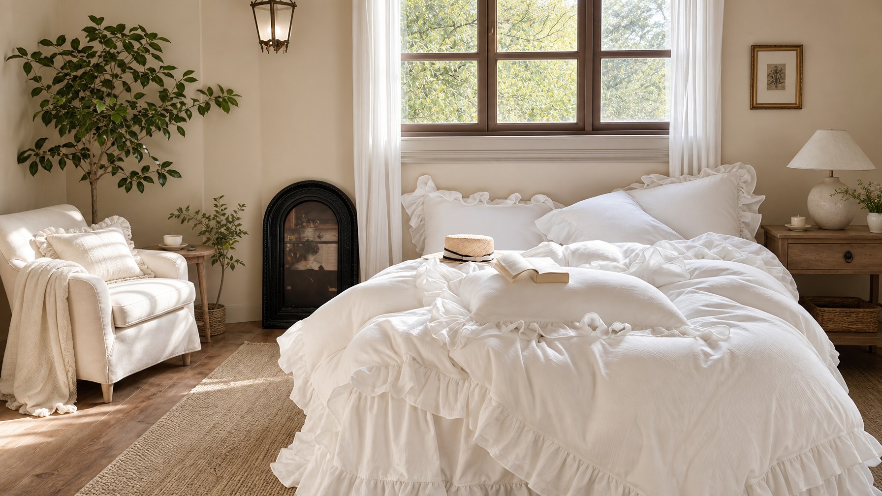 Soft cotton bedding sets by Heavenbedrooms